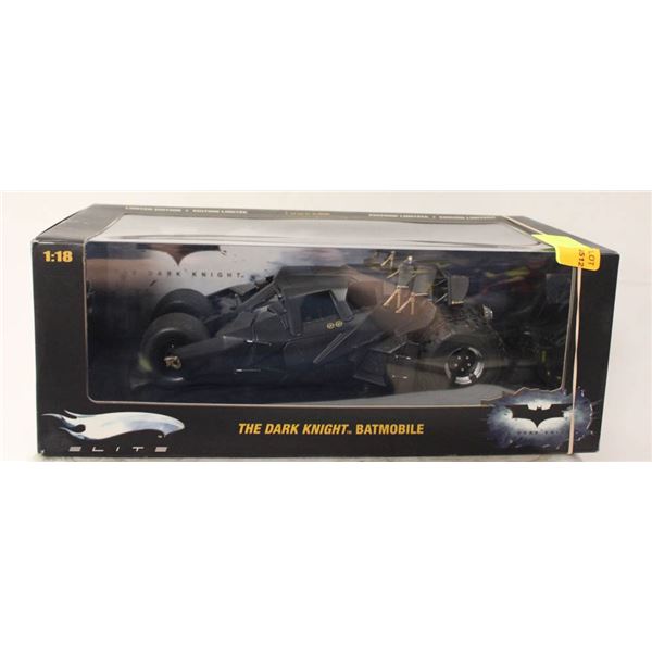 NIB BATMOBILE DARK KNIGHT LTD ED. 1:18 SCALE DIE