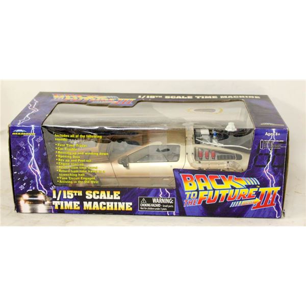 NIB BACK TO THE FUTURE 3- 1:15 SCALE DIE CAST CAR