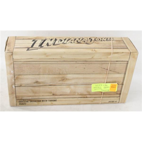 NIB INDIANA JONES 1/6 SCALE CRYSTAL SKELETON W/