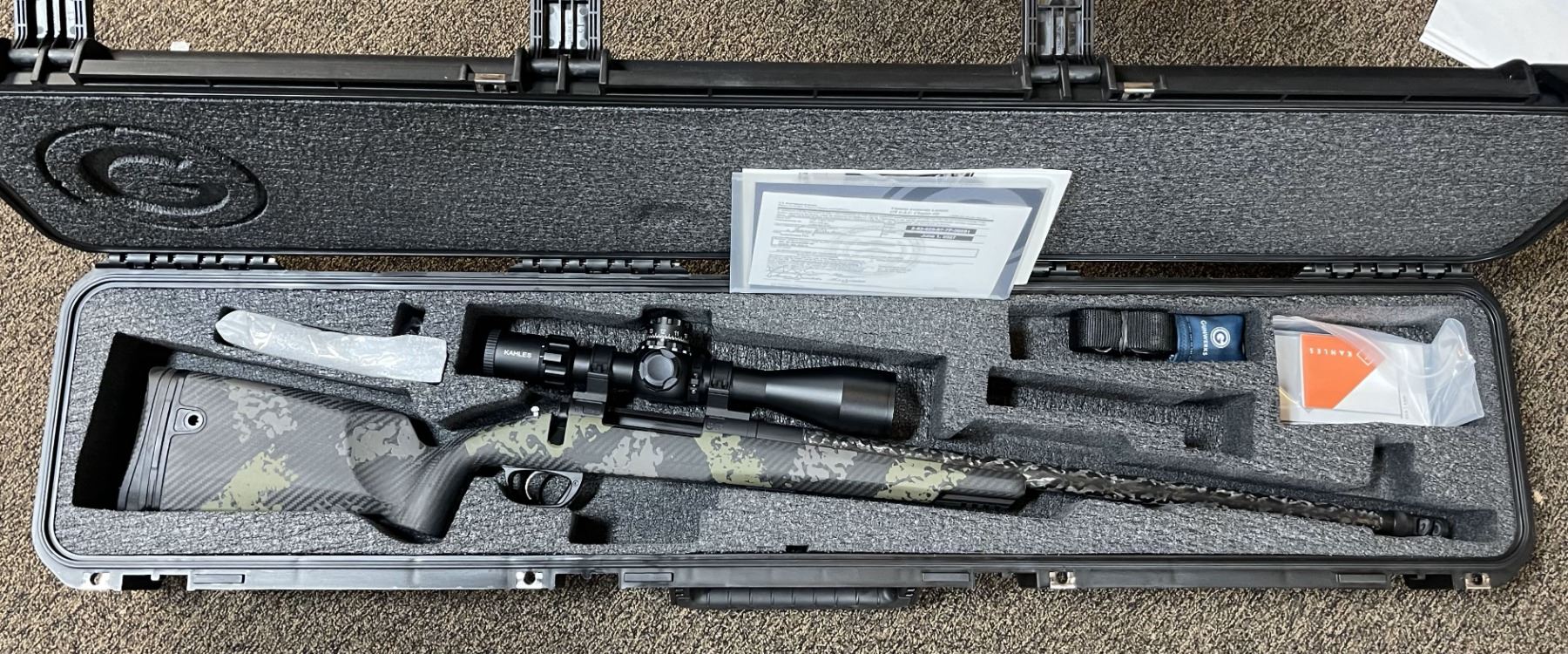 Gunwerks Magnus 6.5x284 w/Kahles 525i Scope, Hard Case & 200 Rounds of ...