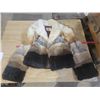 Image 1 : rabbit fur coat 21.5" sleeve length