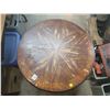 Image 2 : round end table (25” high, 22”diam.)