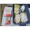 Image 1 : Rubbermaid of Working Gloves and 2 Books