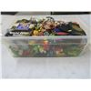Image 2 : Shoe Box of Toys and Patches