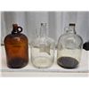 Image 5 : 3x 1 gallon glass jugs - assorted