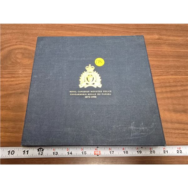 1878-1998 Canadian RCMP 125th anniversary collectible set - includes .999 1oz fine silver RCMP 5 dol