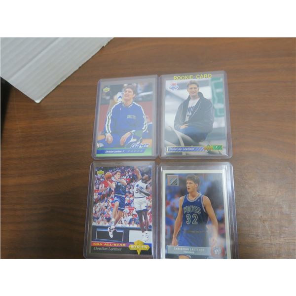 4 basketball cards