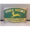 Image 1 : 8x11.75" tin sign "john deere"