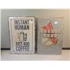 Image 1 : 8x11.75" tin sign "just add coffee & coffee shop"