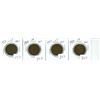 Image 1 : 1913, 14, 17, 19 Canadian large one cents