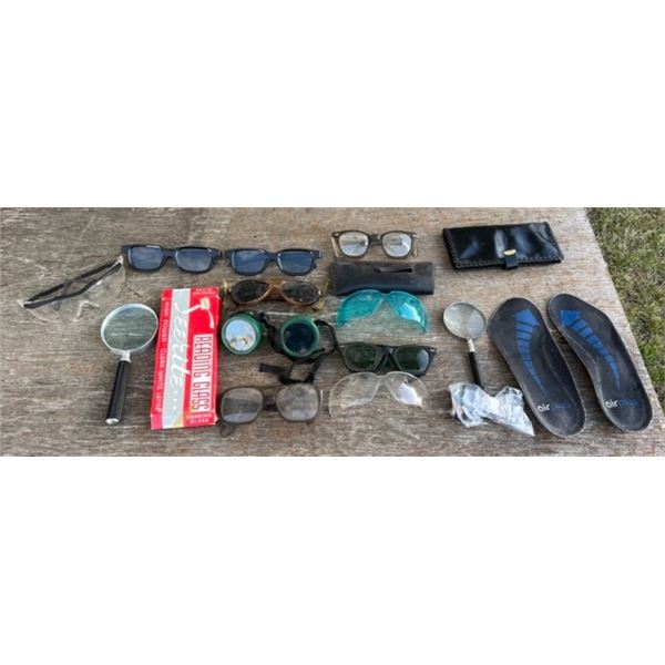 3D, Magnifying, Reading, Safety, Welding Glasses, Shoe Insoles, & Wallet