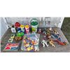 Image 1 : LEGO, Action Figures, Simpson’s & Superman Movie Theatre Cups, Playing Cards, Scarlet O[x=#