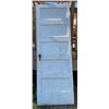 Image 1 : Vintage 5 Panel Door with Hardware - 77.25” x 26.75”