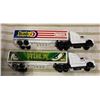 Image 2 : 2 Marvel Toy Semi & Trailers - Captain America & Hulk