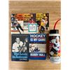Image 1 : Two Hockey books, Bobby Hull and the Leaf's, plus