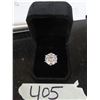 Image 1 : 10.00 CT GRA CERTIFIED ROUND BRILLIANT CUT MOISSANITE VVS D COLOR SET IN 925 SILVER RING