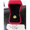 Image 1 : 5.00 CT GRA CERTIFIED ROUND BRILLIANT CUT MOISSANITE VVS YELLOW COLOR SET IN 925 SILVER RETAIL VALUE