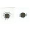 Image 2 : 2x 1903H SM H & 1904 Canadian silver 5 cent coins - VG-F