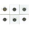 Image 2 : 6x Canadian 10 cent coins - 1x 1907 silver dime