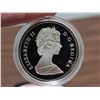 Image 3 : 1981 Canadian "Trans-Canada Railroad" silver proof dollar, in RCM case.