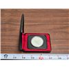Image 1 : 1976 Canadian "Parliament Library" silver proof dollar, in clamshell case.