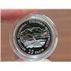 Image 2 : 1992 Canadian 125th Anniversary "British Colombia" silver proof 25 cent coin, in RCM case.