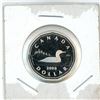 Image 1 : 2008 Canadian silver proof 1 dollar loonie - from Proof set