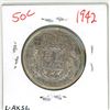 Image 2 : 1942 Canadian silver 50 cent coin
