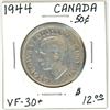 Image 1 : 1944 Canadian silver 50 cent coin