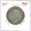 Image 1 : 1945 Canadian silver 50 cent coin