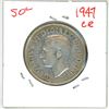 Image 1 : 1947 Canadian silver 50 cent coin