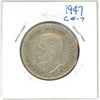 Image 1 : 1947 Canadian silver 50 cent coin