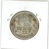 Image 2 : 1947 Canadian silver 50 cent coin