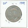 Image 1 : 1949 Canadian silver 50 cent coin