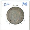 Image 1 : 1949 Canadian silver 50 cent coin