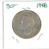 Image 1 : 1948 Canadian silver 50 cent coin
