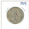 Image 1 : 1959 Canadian silver 50 cent coin