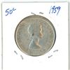 Image 1 : 1959 Canadian silver 50 cent coin