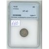 Image 1 : 1903 NNC Graded, Canadian silver 5 cent coin - XF-40