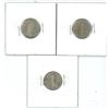 Image 2 : 3x USA silver mercury 10 cent coins - 1938-39