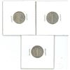 Image 2 : 3x USA silver mercury 10 cent coins - 1940-41