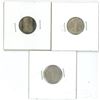 Image 2 : 3x USA silver mercury 10 cent coins - 1942 & 1945