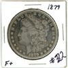 Image 1 : 1879 USA Morgan silver dollar
