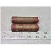 Image 1 : 2x Rolls of US pennies - assorted years