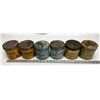 Image 2 : Lot of 6 Tabacco Tins (Vogue, Players, Matinee).