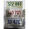 Image 2 : Lot of 5 1970's Saskatchewan number plates.