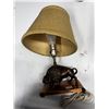 Image 2 : Vintage Lamp with Metal Bufffalo