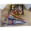 Eldorado, Saskatchewan: pillow cover, 3 pennants, 1050's