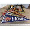 Image 2 : Eldorado, Saskatchewan: pillow cover, 3 pennants, 1050's