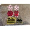 970  Uranium City, Saskatchewan: 4 minor hockey crests Huskies team hockey champ and player position cre